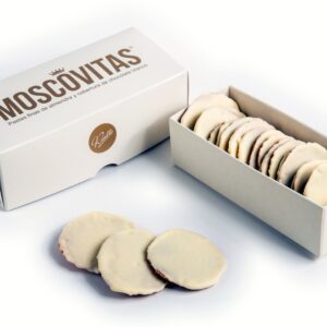 Estuche Moscovitas Chocolate Blanco 160 g